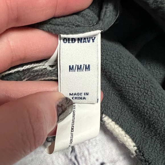 Old Navy Zebra Knit Kids Hat - Black and Cream - MED - Picture 6 of 7